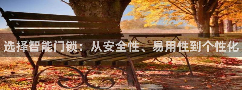 利记博彩官网APP：选择智能门锁：从安全性、易用性到个性化