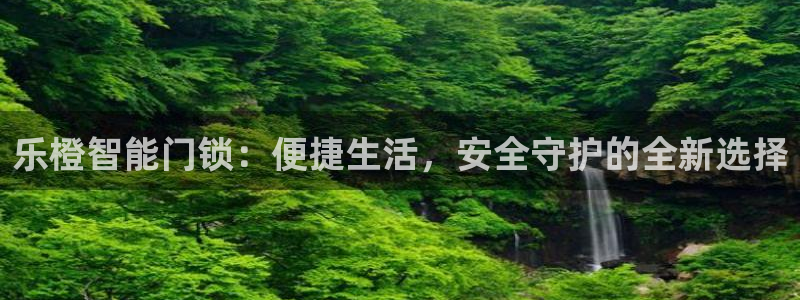 利记体育投注官网：乐橙智能门锁：便捷生活，安全守护的全新选择