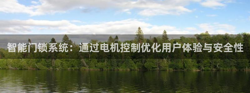 利记娱乐网唯一官网：智能门锁系统：通过电机控制优化用户体验与