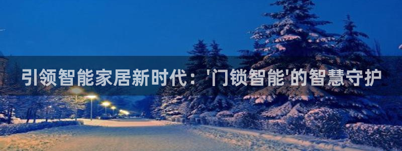 利记体育app官网：引领智能家居新时代：\'门锁智能\'的智