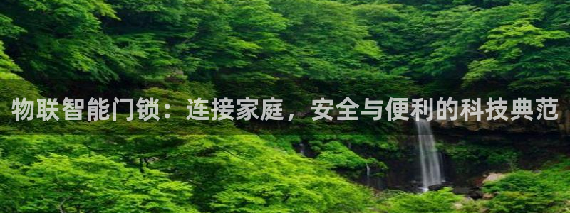 香港利记集团官网旗舰店：物联智能门锁：连接家庭，安全与便利的