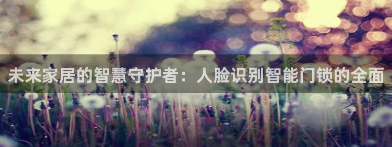 利记彩票平台官网：未来家居的智慧守护者：人脸识别智能门锁的全