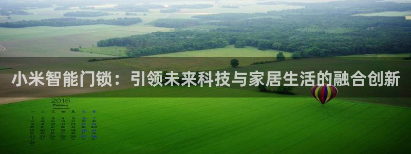 利记正式官网：小米智能门锁：引领未来科技与家居生活的融合创新