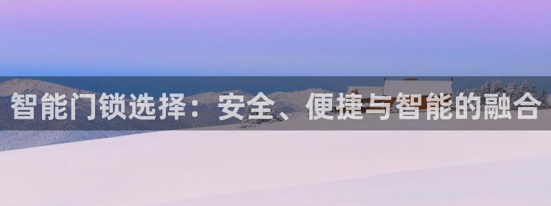 香港利记集团官网旗舰店：智能门锁选择：安全、便捷与智能的融合